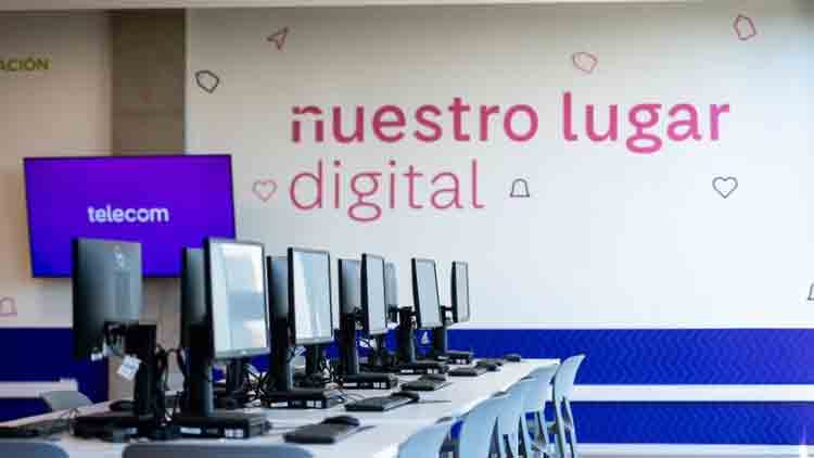 Convenio Telecom- gobierno provincial: el Mirador TEC puso en marcha un aula digital