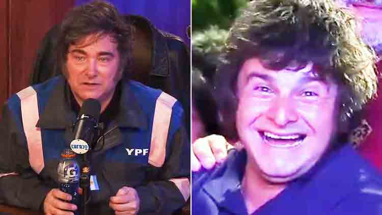 “Se parece a mí”: Javier Milei se sorprendió con el entrerriano y le regaló un mameluco de YPF