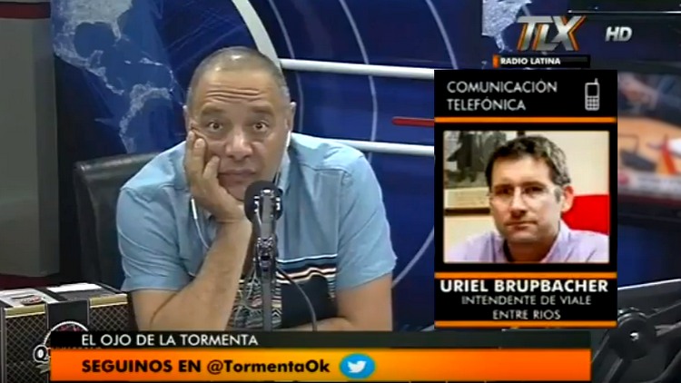 El periodista Gustavo Mura, atónito con las respuestas del intendente de Viale