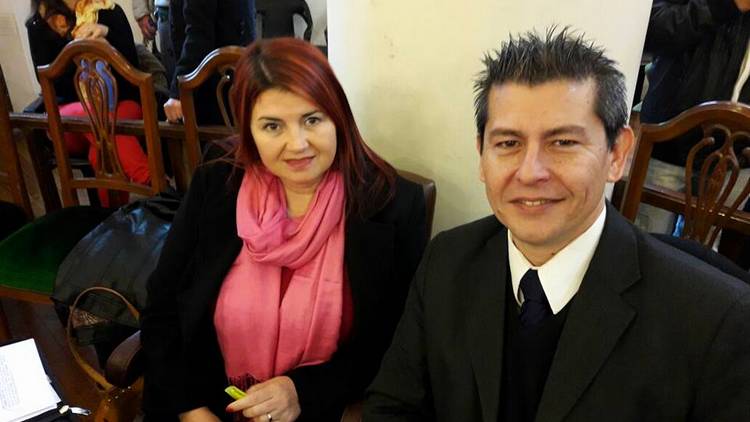 Concejales del Frente Renovador: Silvina Fadel y Luis Díaz.