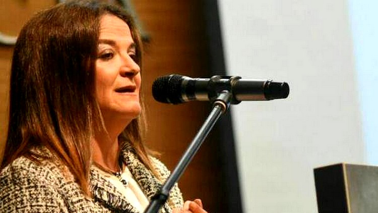 La presidenta de la Asociación de la Magistratura de Entre Ríos, Dra. Gabriela López Arango.